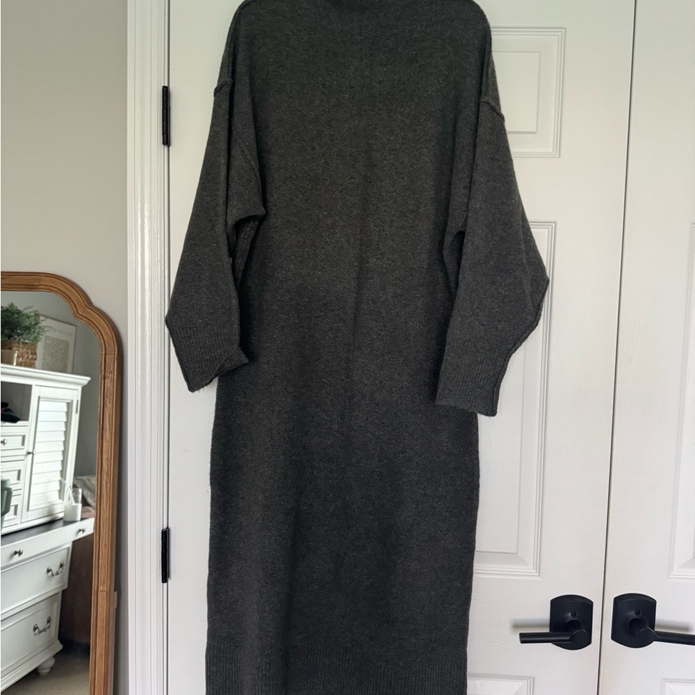 Gray Sweater Dress